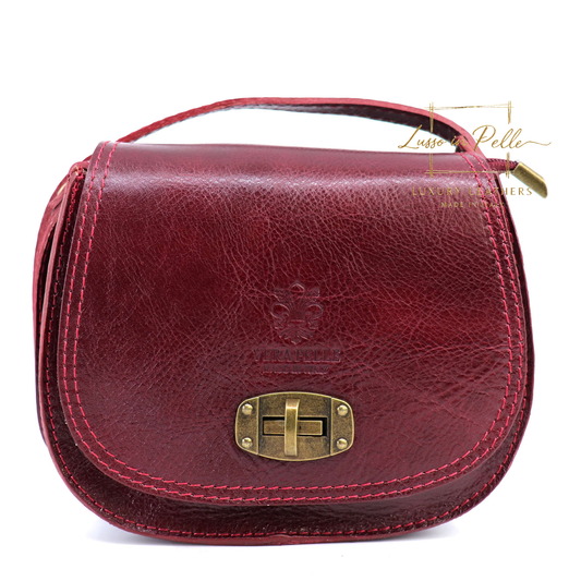 Cora Vintage Small Leather Crossbody Bag
