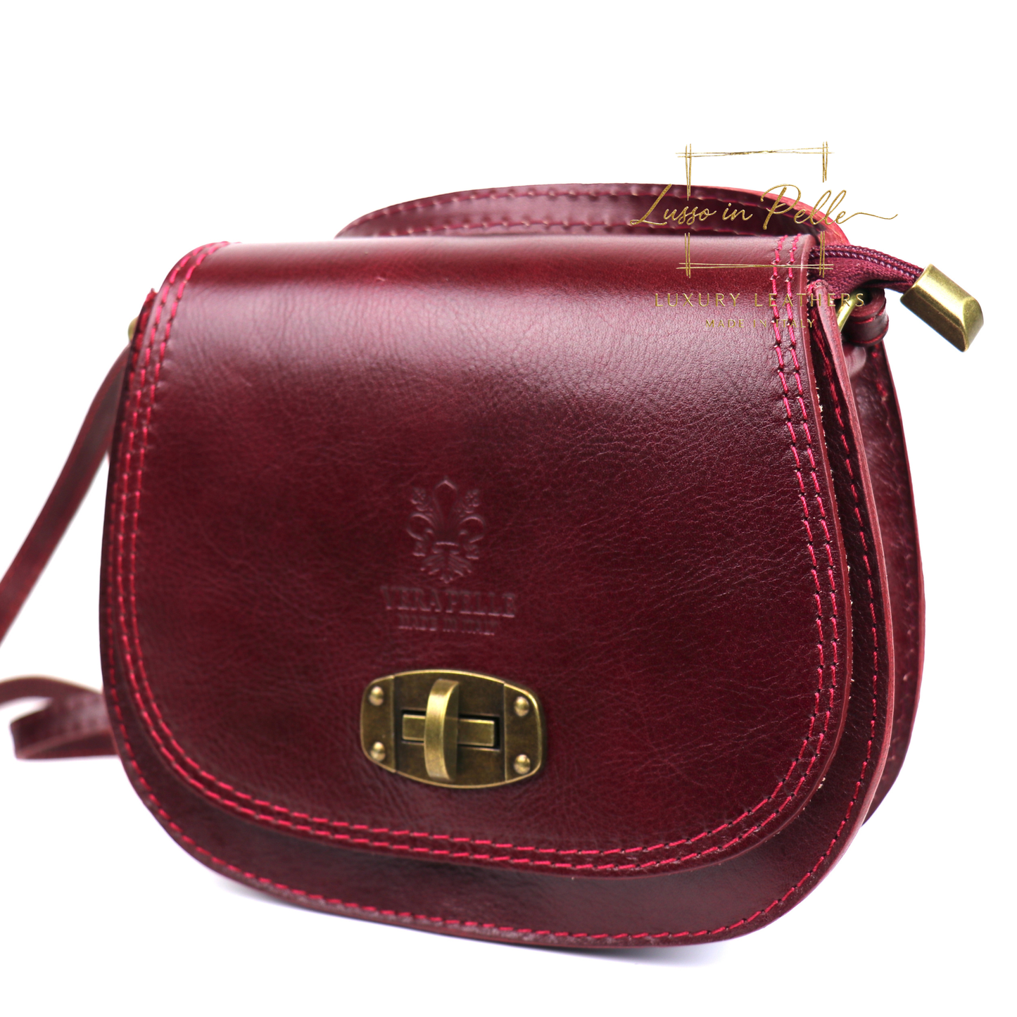 Cora Vintage Small Leather Crossbody Bag