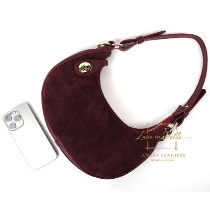 Small Half Moon Shoulder/ Crossbody Bag