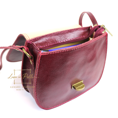 Cora Vintage Small Leather Crossbody Bag