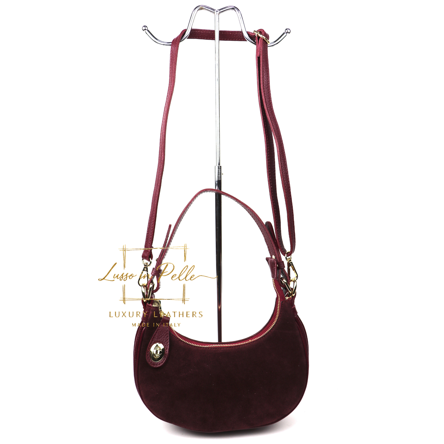 Small Half Moon Shoulder/ Crossbody Bag