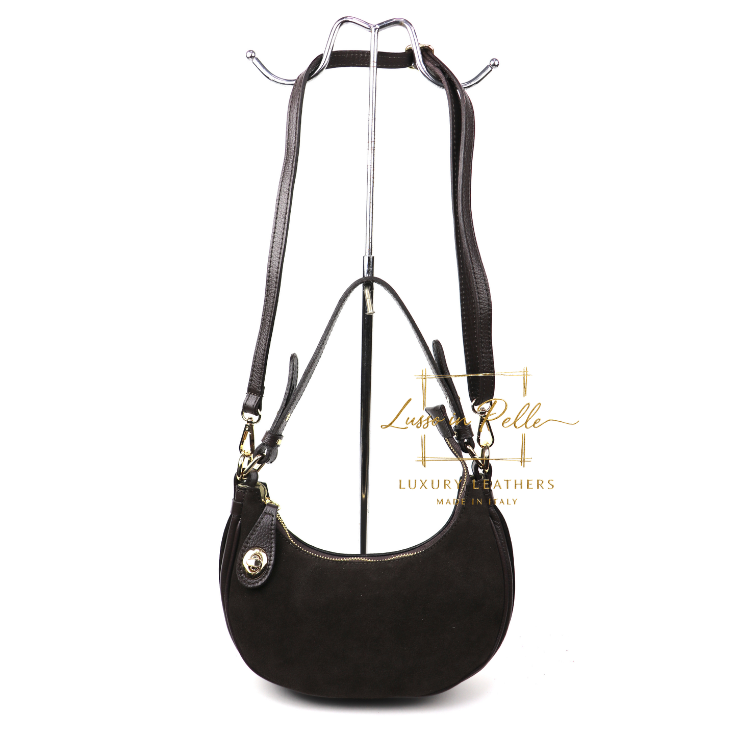 Small Half Moon Shoulder/ Crossbody Bag