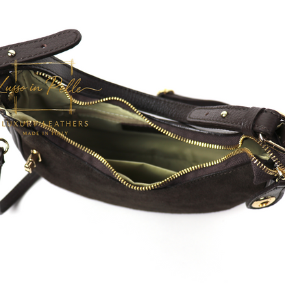 Small Half Moon Shoulder/ Crossbody Bag