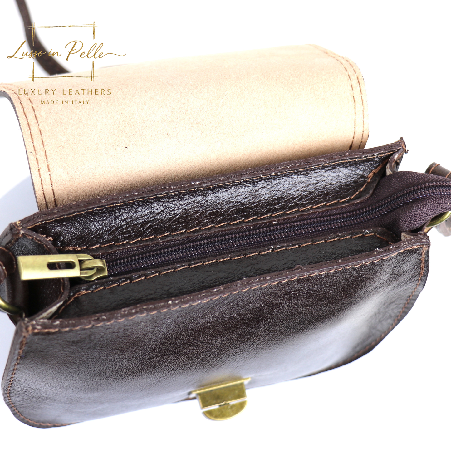 Cora Vintage Small Leather Crossbody Bag