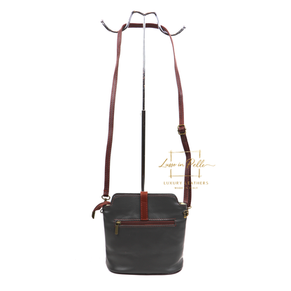 Vera Pelle Leather Crossbody Bag