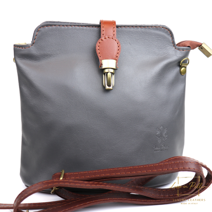 Vera Pelle Leather Crossbody Bag