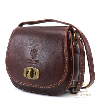 Cora Vintage Small Leather Crossbody Bag