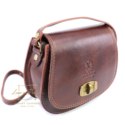 Cora Vintage Small Leather Crossbody Bag