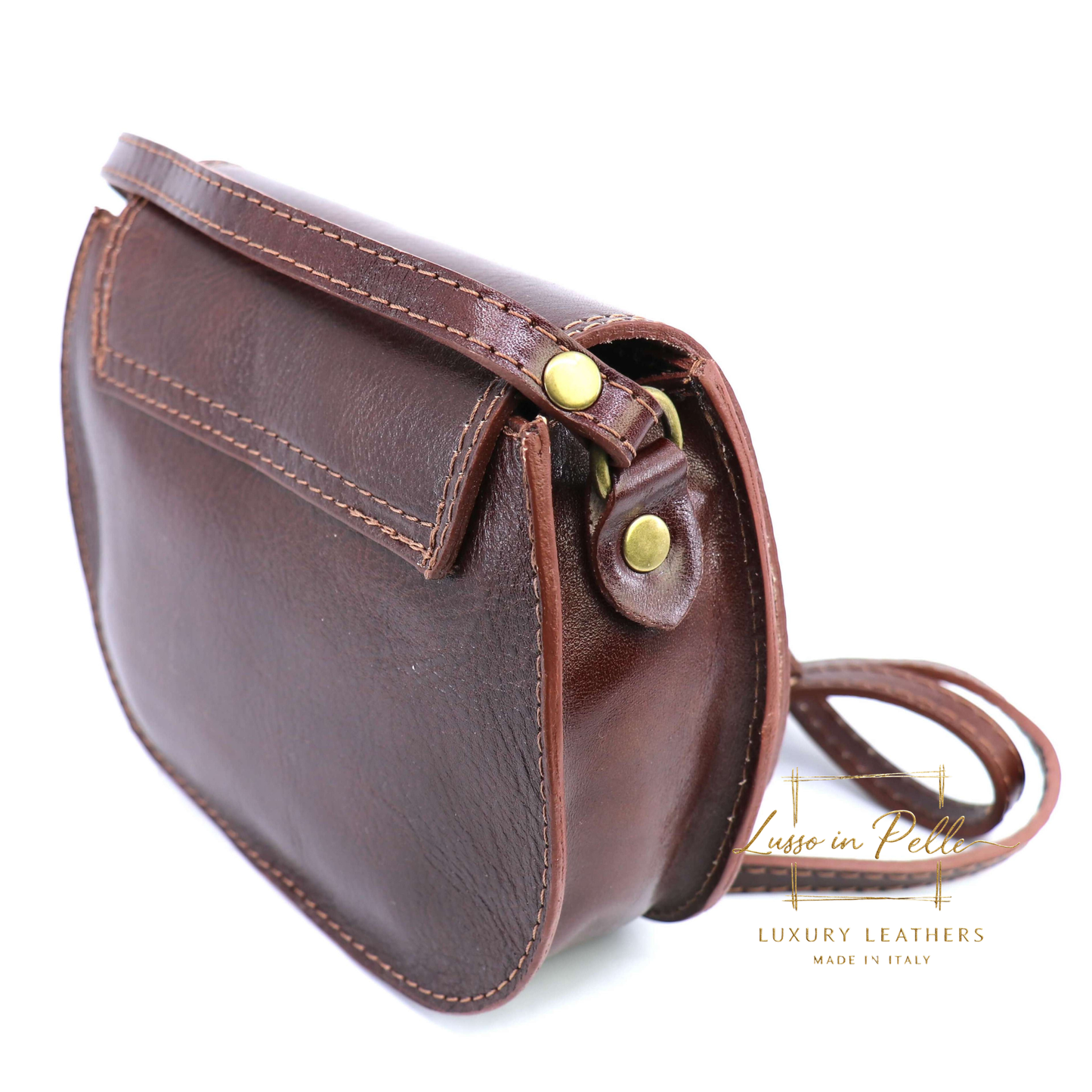 Cora Vintage Small Leather Crossbody Bag