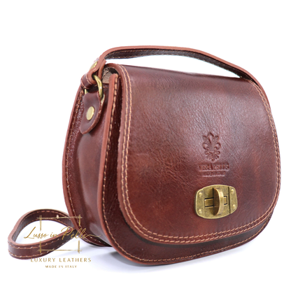 Cora Vintage Small Leather Crossbody Bag