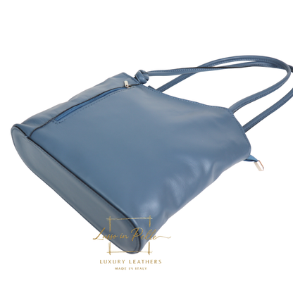 Nappa Leather Convertible Shoulder Bag & Backpack