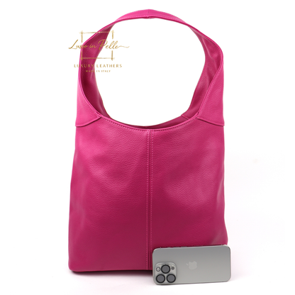 Cali Genuine Leather Hobo Bag Everyday Practical Leather Tote Bag