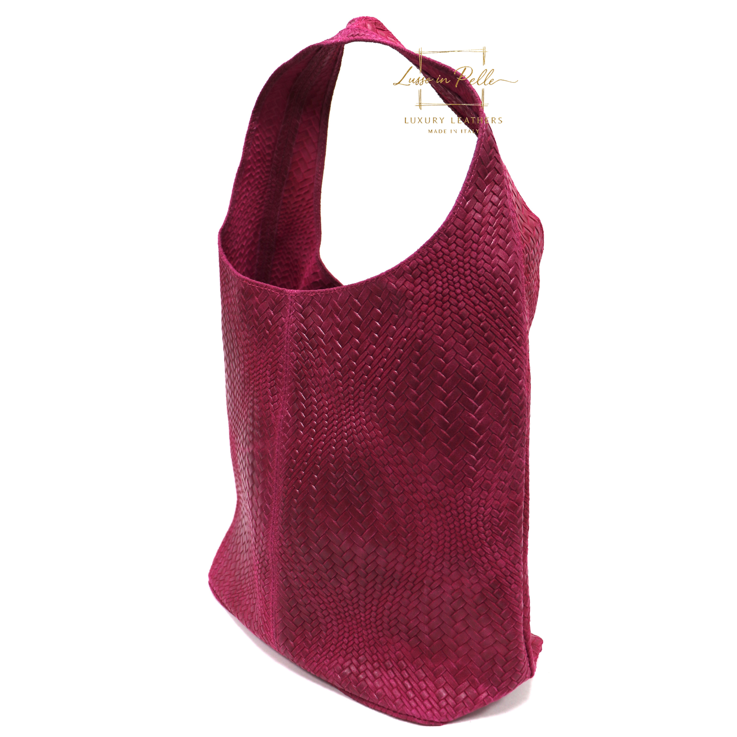 Aurora Quilted Suede Hobo Bag