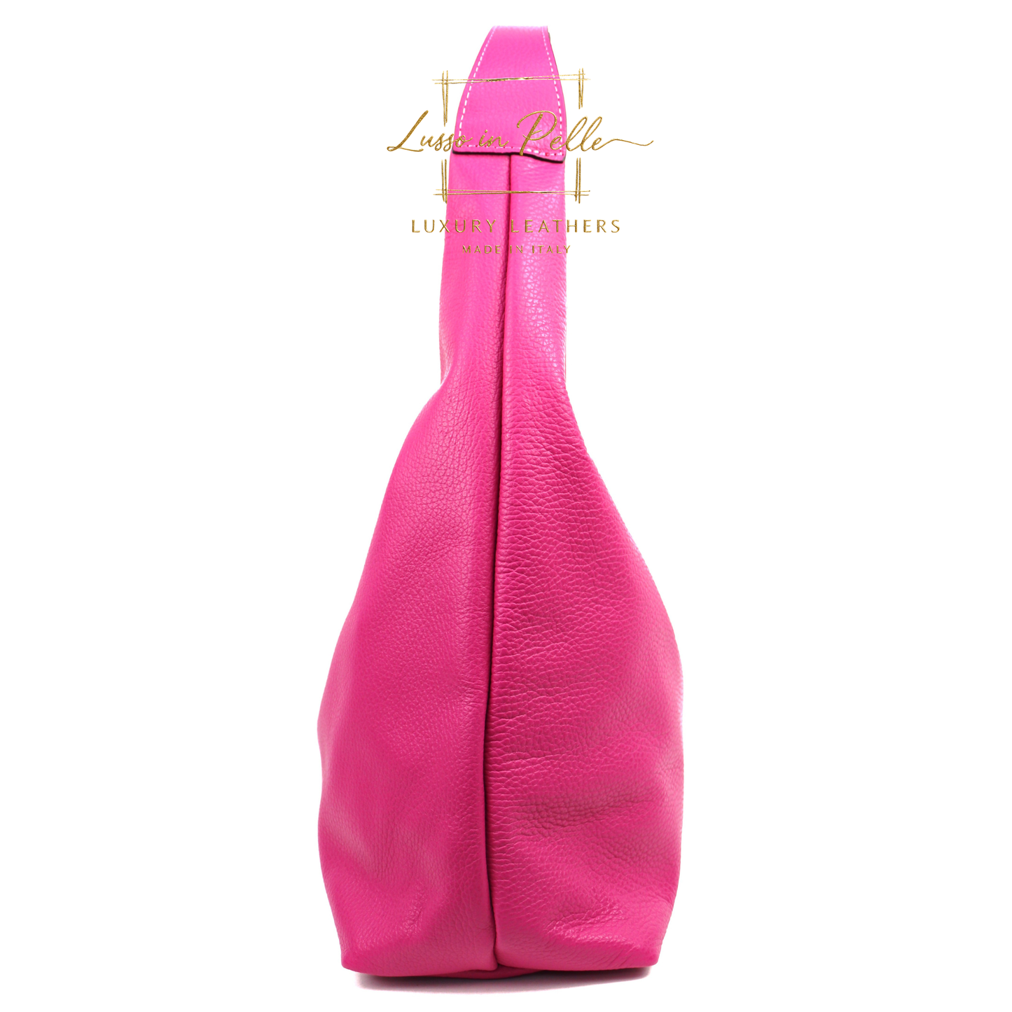 Structured Shoulder Bag with Gold Hardware