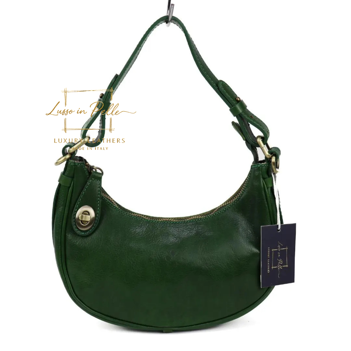 Florence Leather Shoulder/Crossbody Bag with Detachable and Adjustable Straps