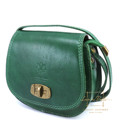 Cora Vintage Small Leather Crossbody Bag