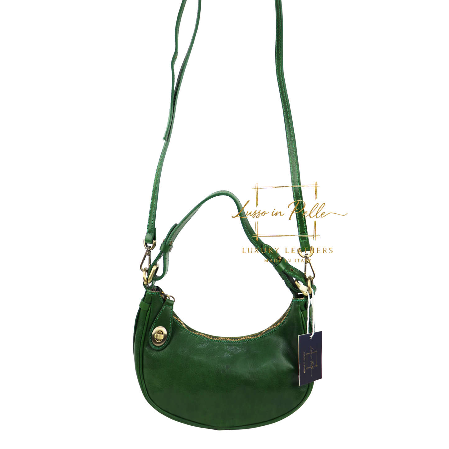 Florence Leather Shoulder/Crossbody Bag with Detachable and Adjustable Straps