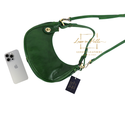 Florence Leather Shoulder/Crossbody Bag with Detachable and Adjustable Straps