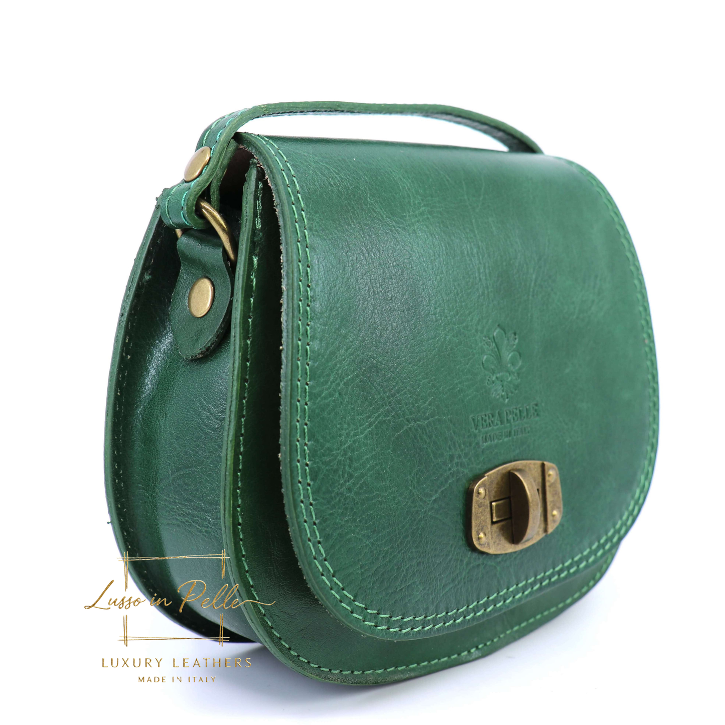 Cora Vintage Small Leather Crossbody Bag