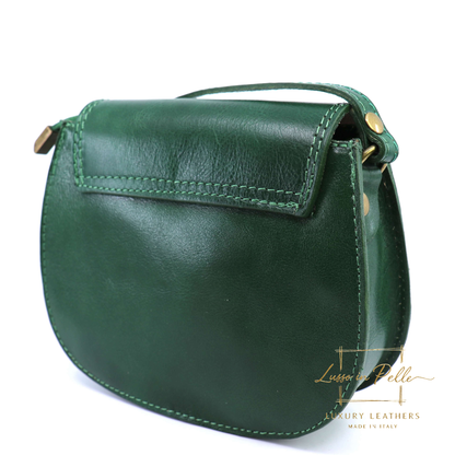 Cora Vintage Small Leather Crossbody Bag