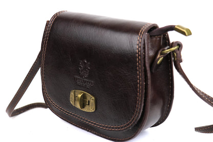 Cora Vintage Small Leather Crossbody Bag