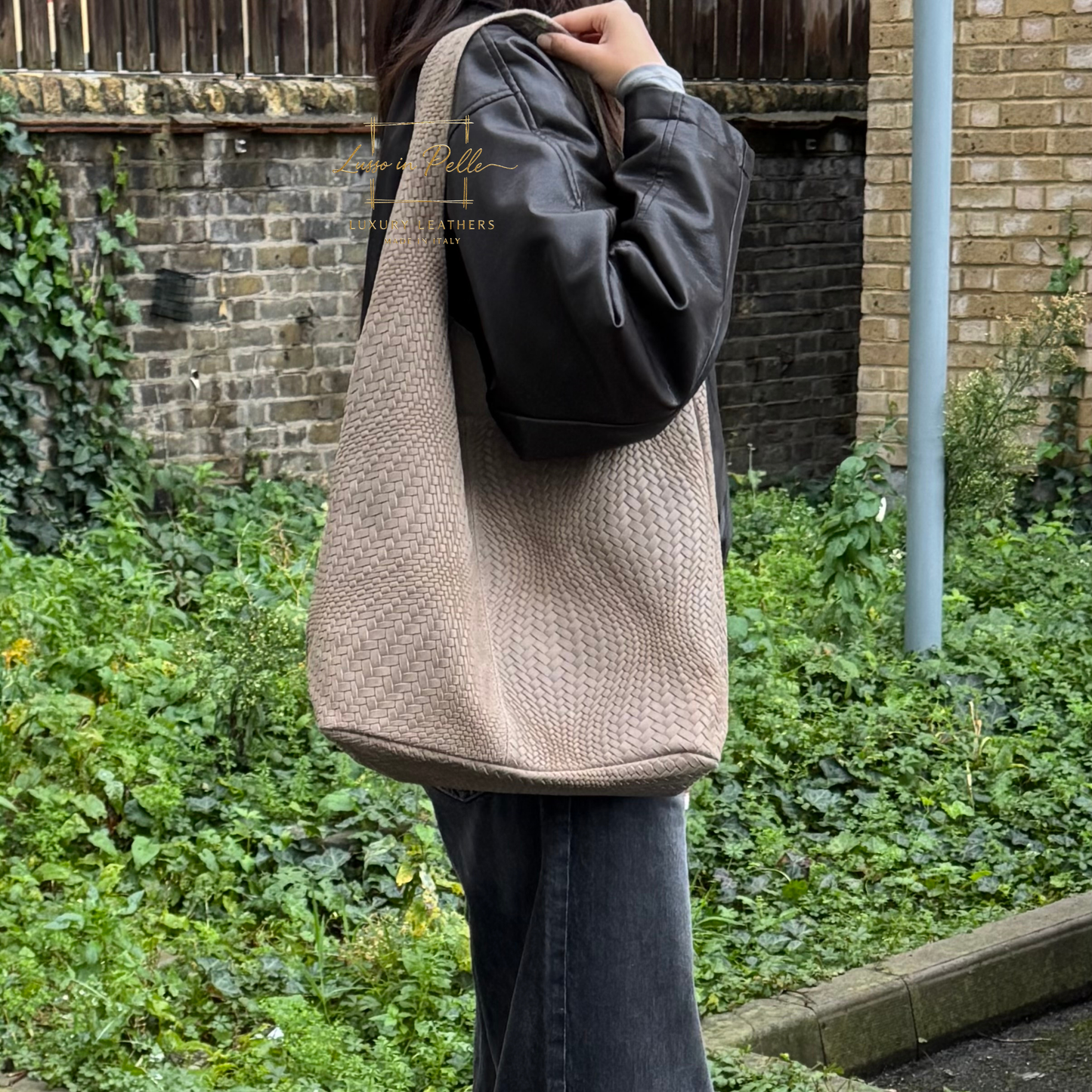 Aurora Quilted Suede Hobo Bag