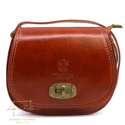 Cora Vintage Small Leather Crossbody Bag