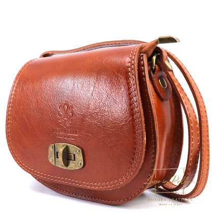 Cora Vintage Small Leather Crossbody Bag
