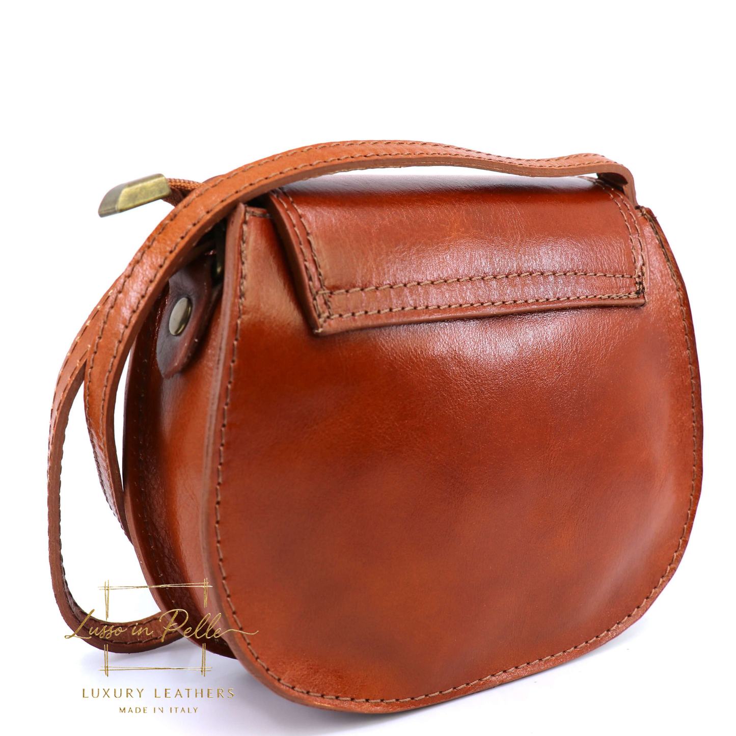 Cora Vintage Small Leather Crossbody Bag