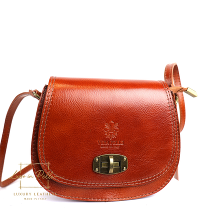 Cora Vintage Small Leather Crossbody Bag