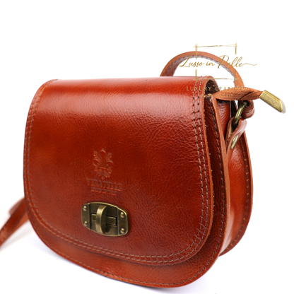 Cora Vintage Small Leather Crossbody Bag