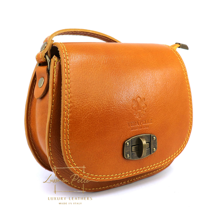 Cora Vintage Small Leather Crossbody Bag
