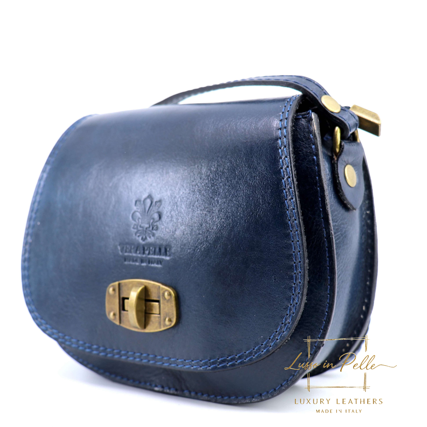 Cora Vintage Small Leather Crossbody Bag