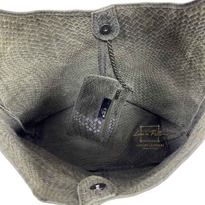 Aurora Quilted Suede Hobo Bag