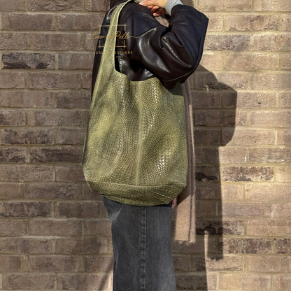 Aurora Quilted Suede Hobo Bag