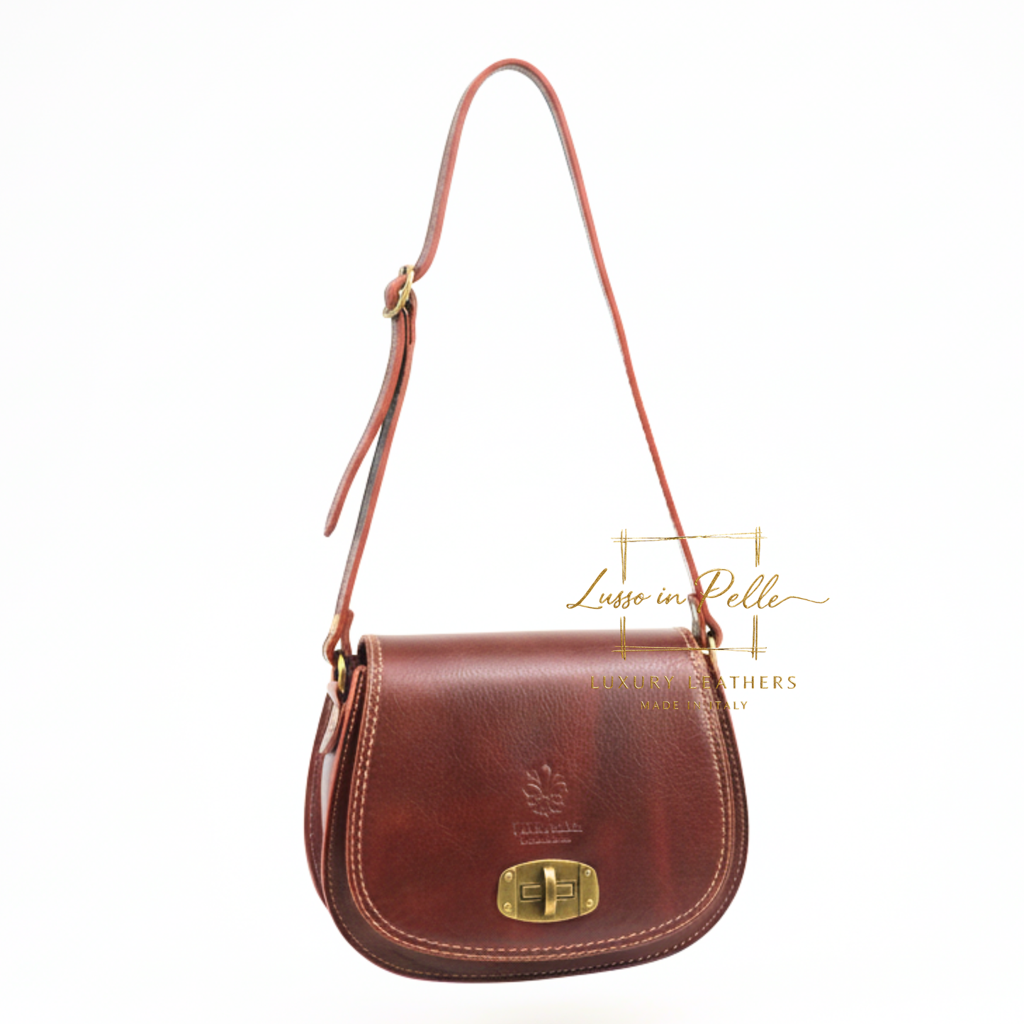 Cora Vintage Small Leather Crossbody Bag