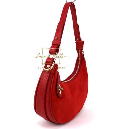 Small Half Moon Shoulder/ Crossbody Bag