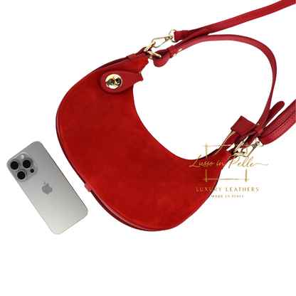 Small Half Moon Shoulder/ Crossbody Bag