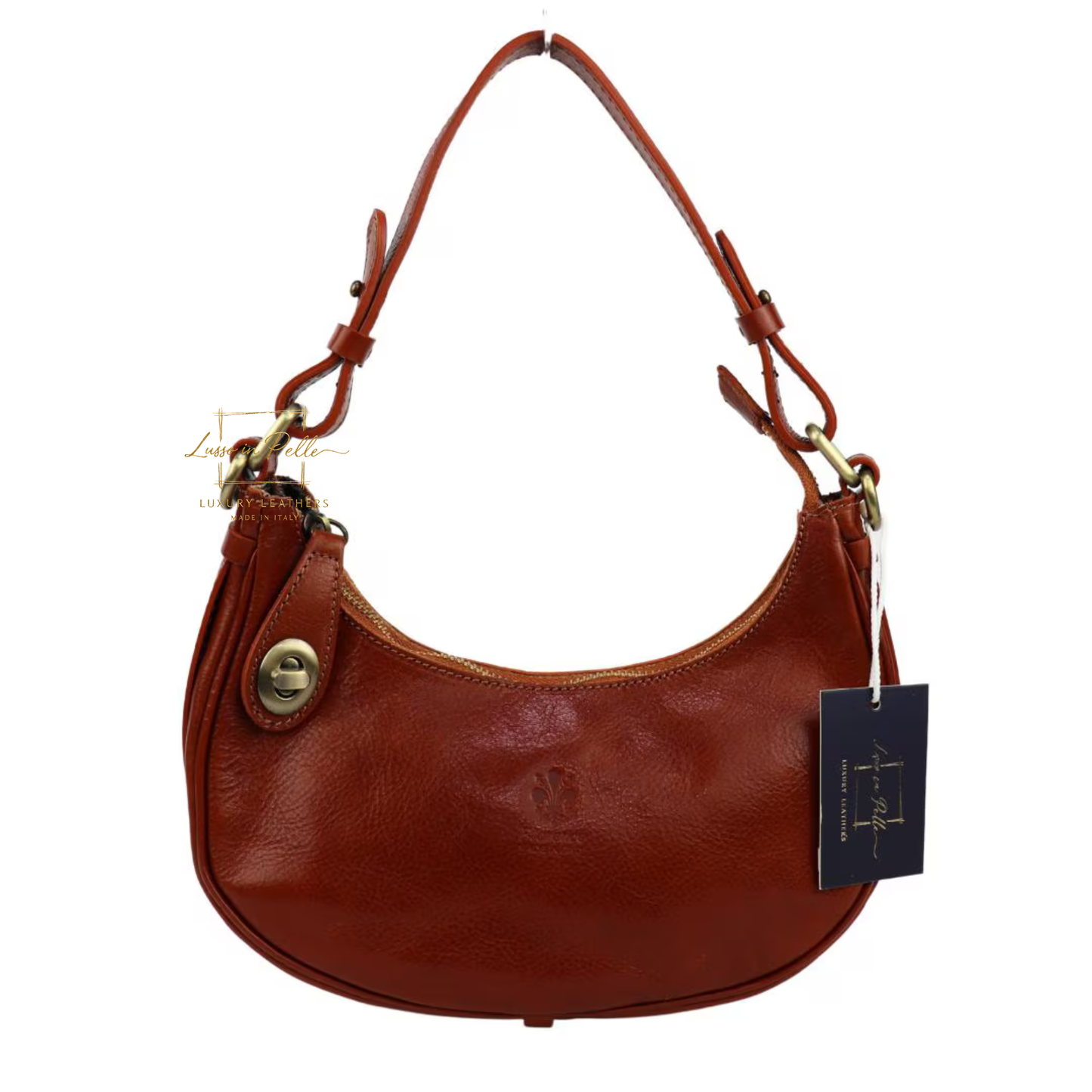 Florence Leather Shoulder/Crossbody Bag with Detachable and Adjustable Straps