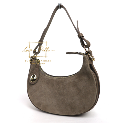 Small Half Moon Shoulder/ Crossbody Bag